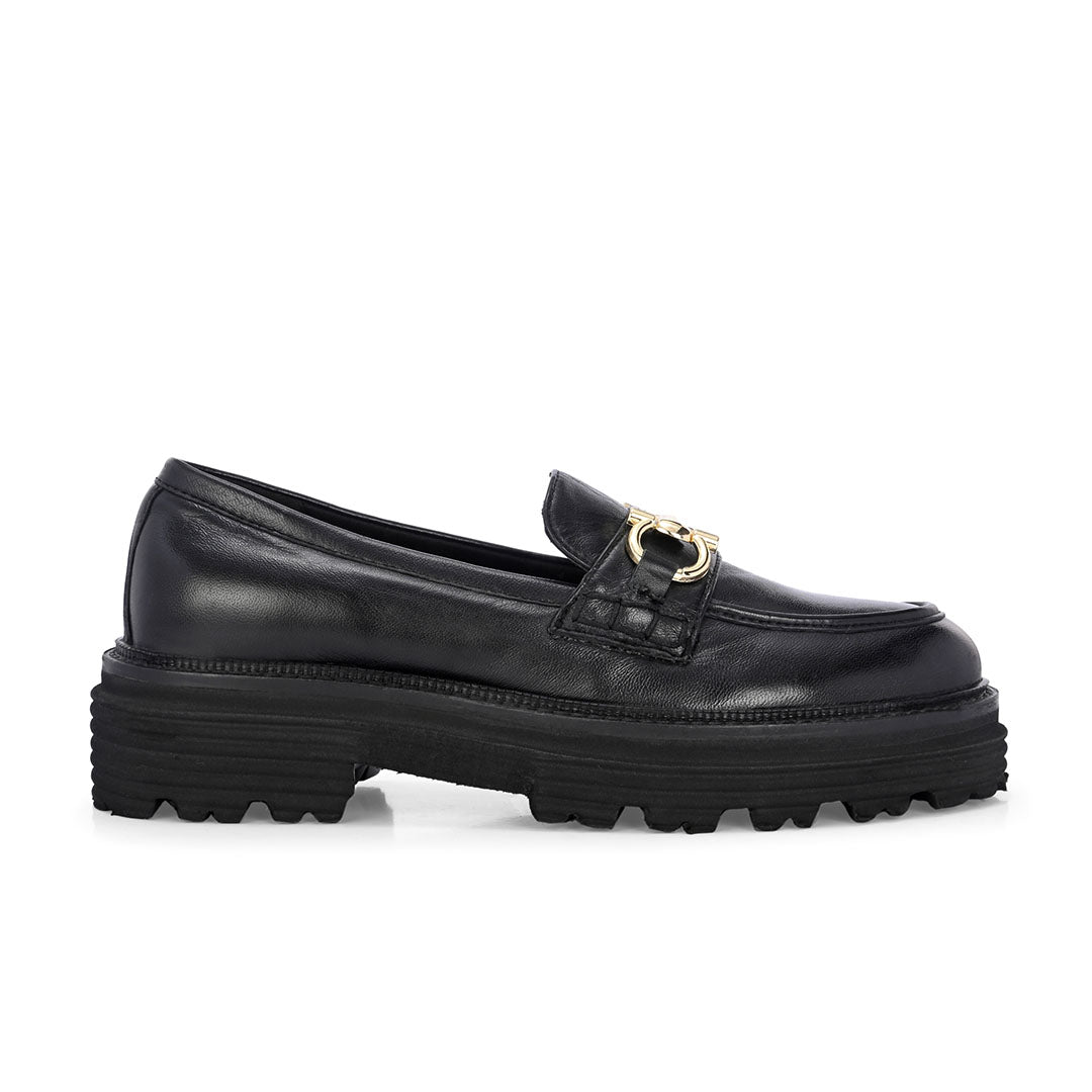 Pioneer Leather Platform Loafers