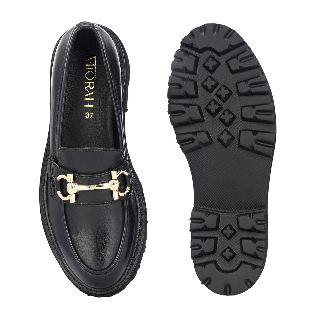 Pioneer Leather Platform Loafers
