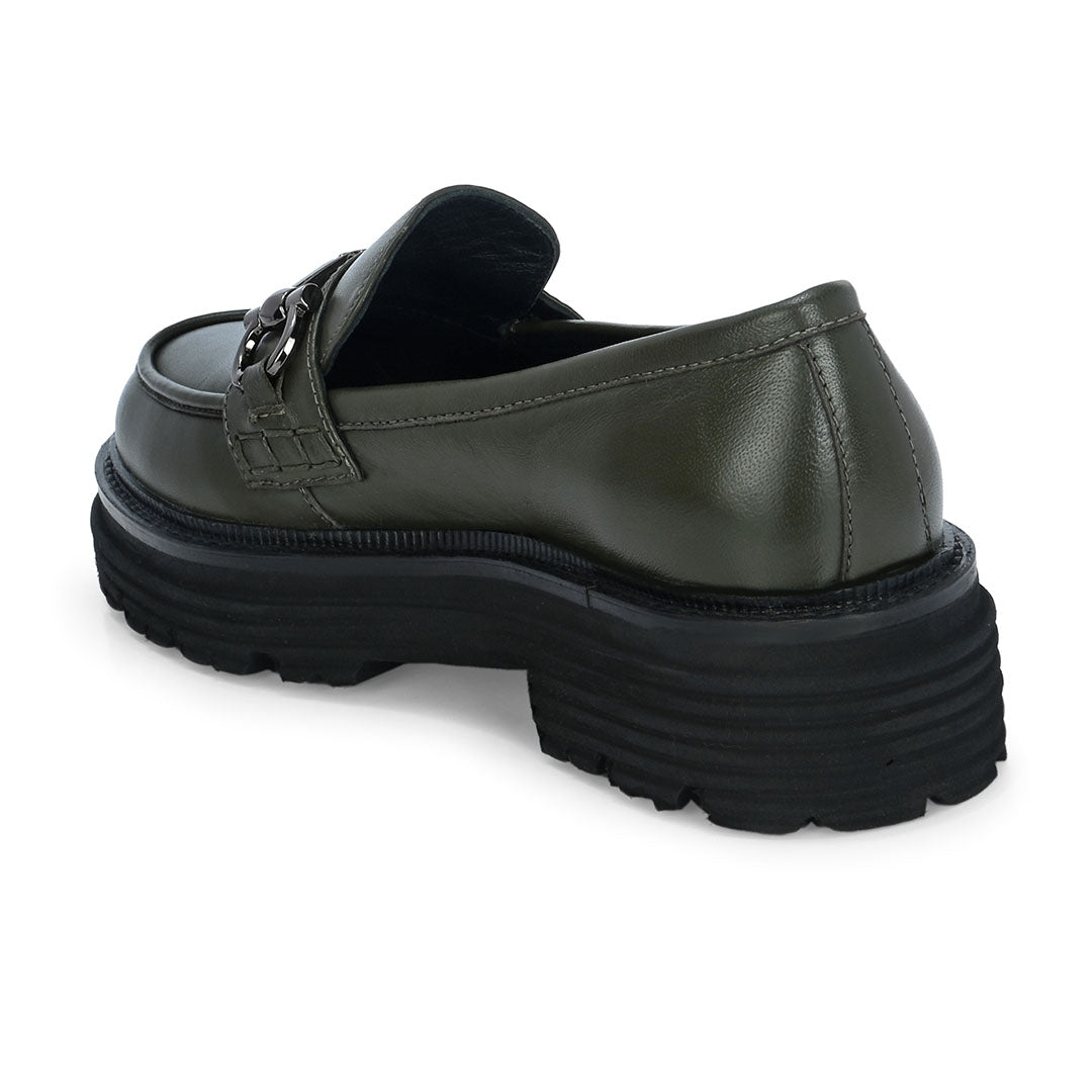 Pioneer Leather Platform Loafers