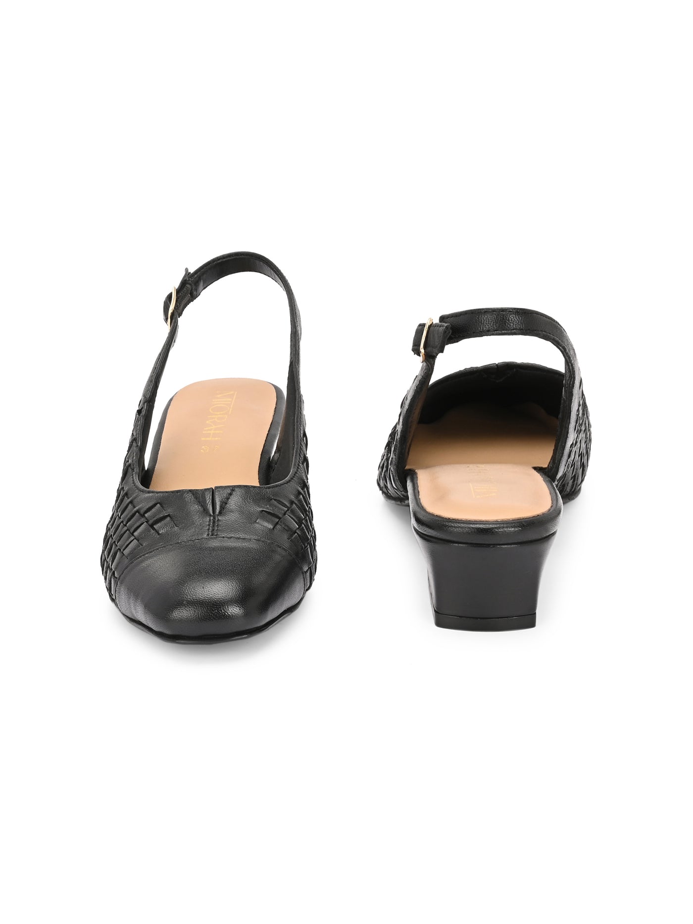 Darcy Leather Comfort Heels