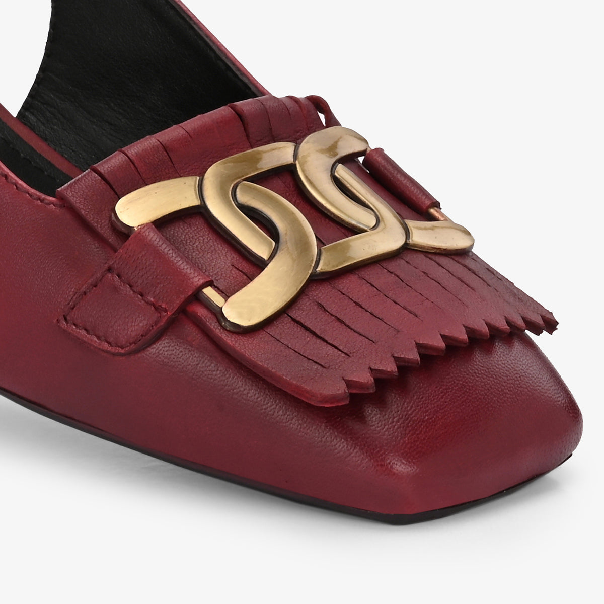 Astra Leather Block Heels