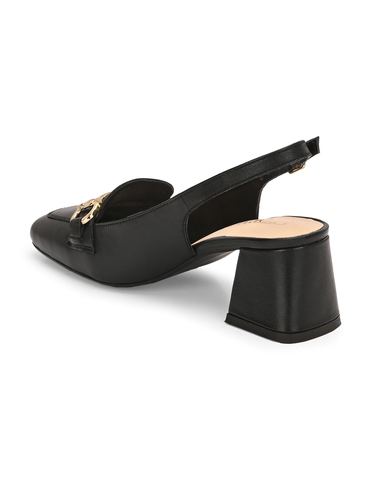 Allure Leather Block Heels