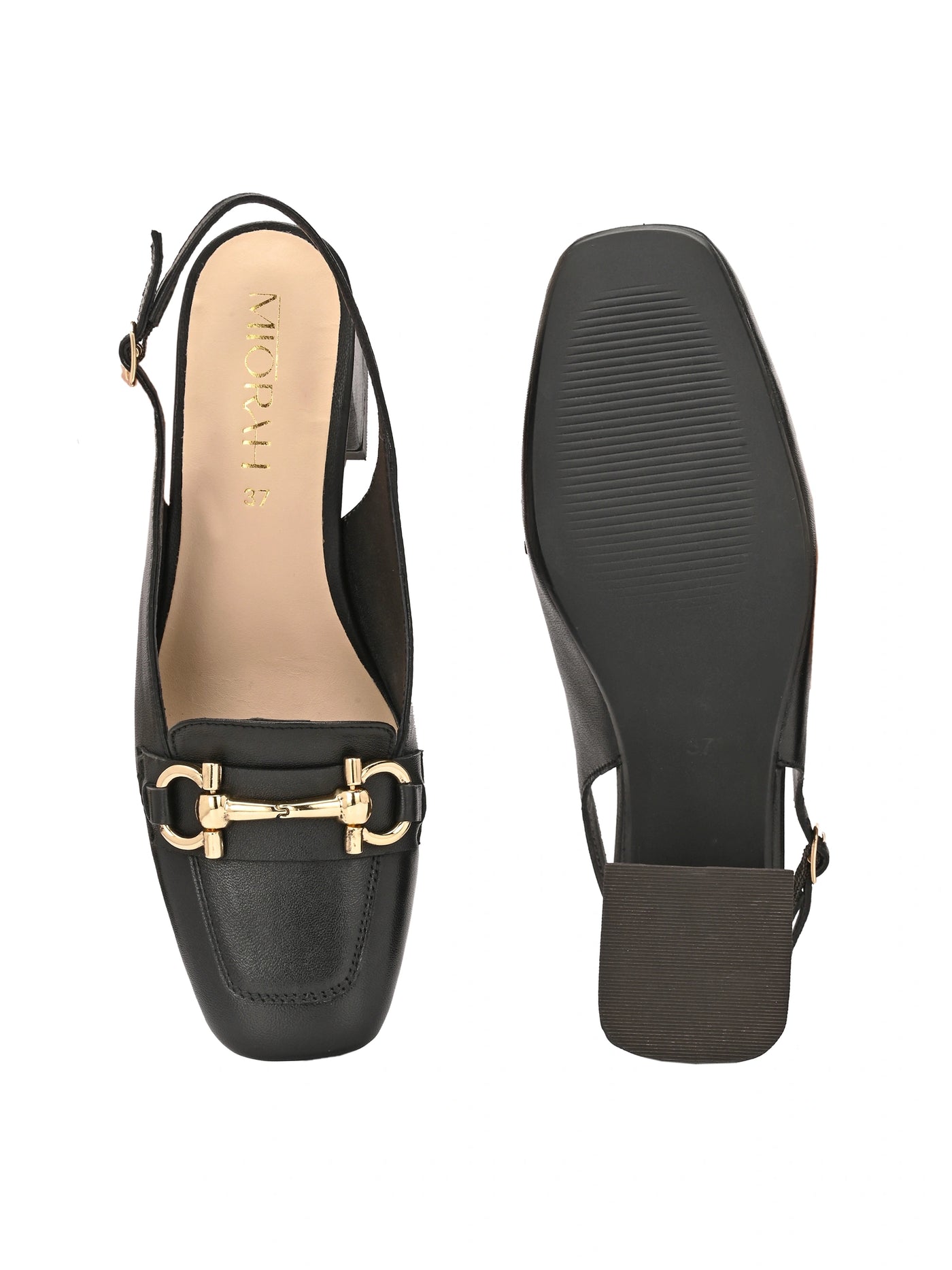 Allure Leather Block Heels