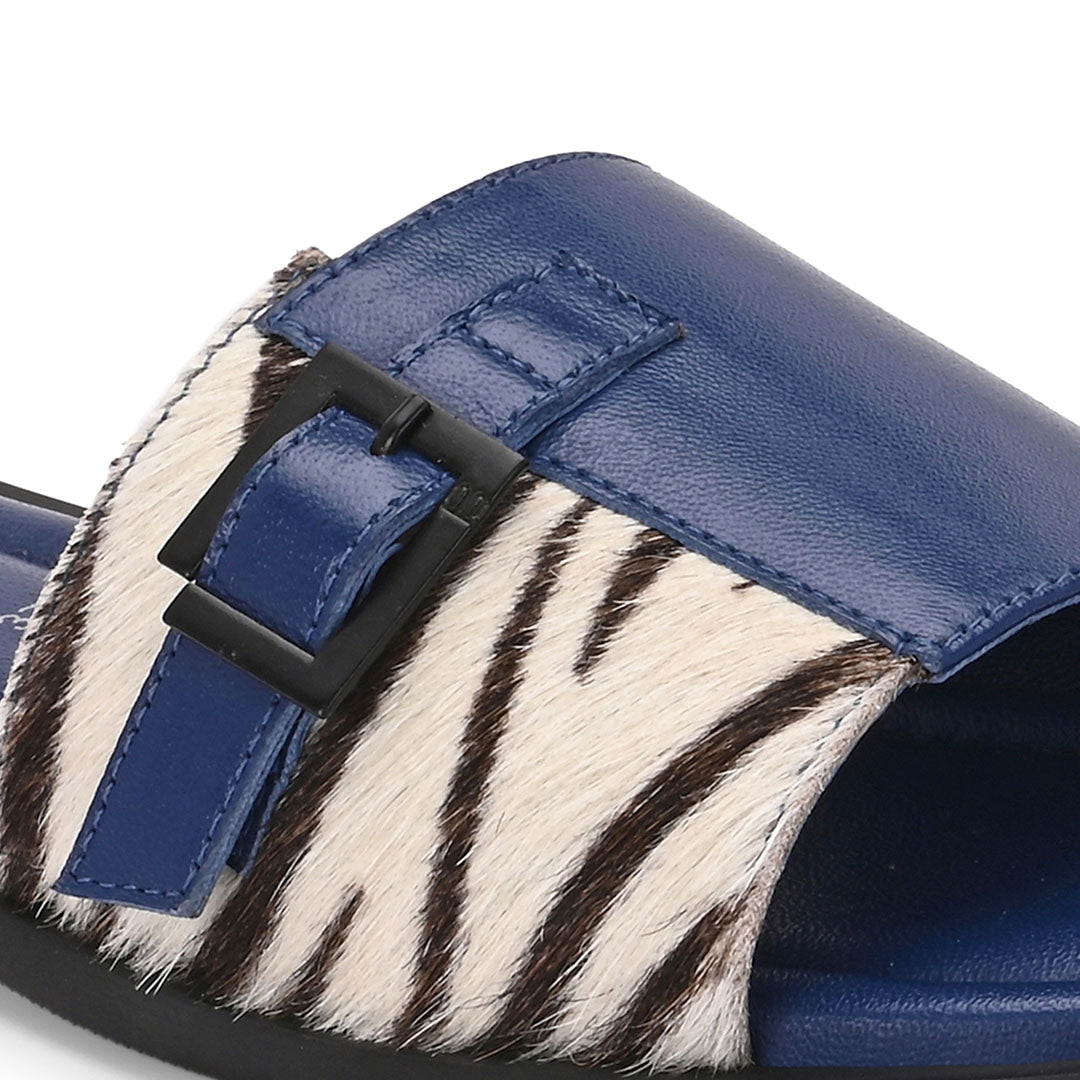 Mia Leather Buckle Flats