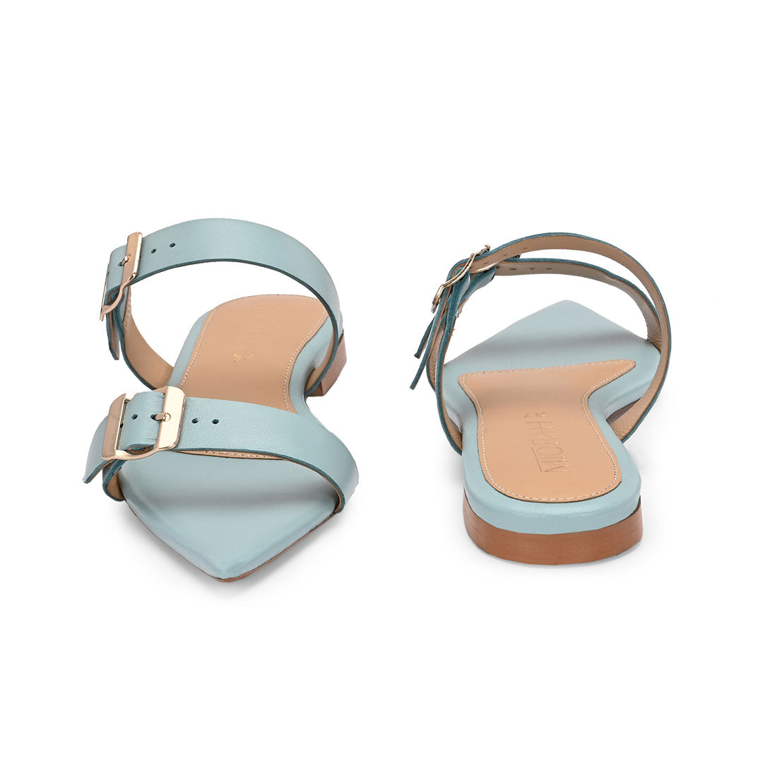 Cleo Leather Pointed Flats