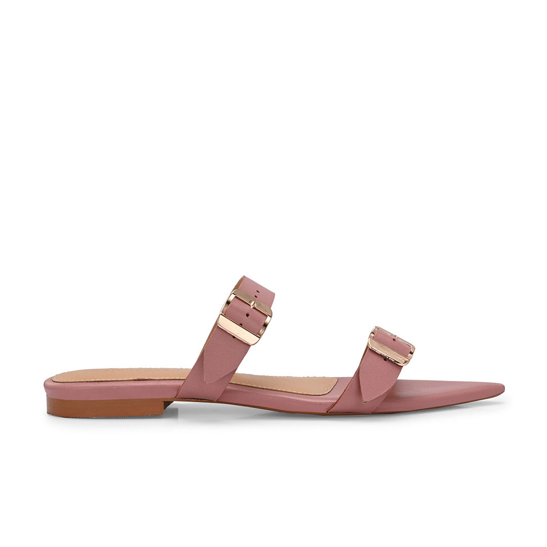 Cleo Leather Pointed Flats