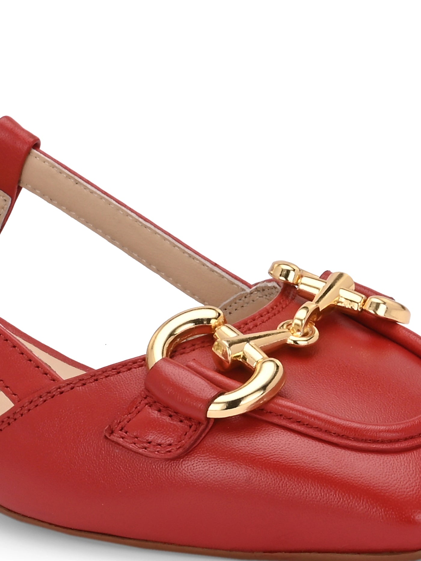Majestic Leather Block Heels