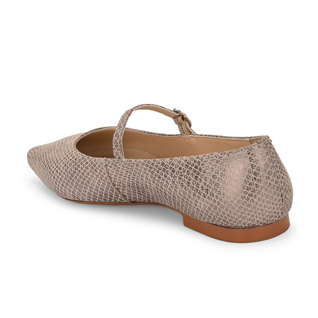 Poppy Leather Pointed Ballerinas