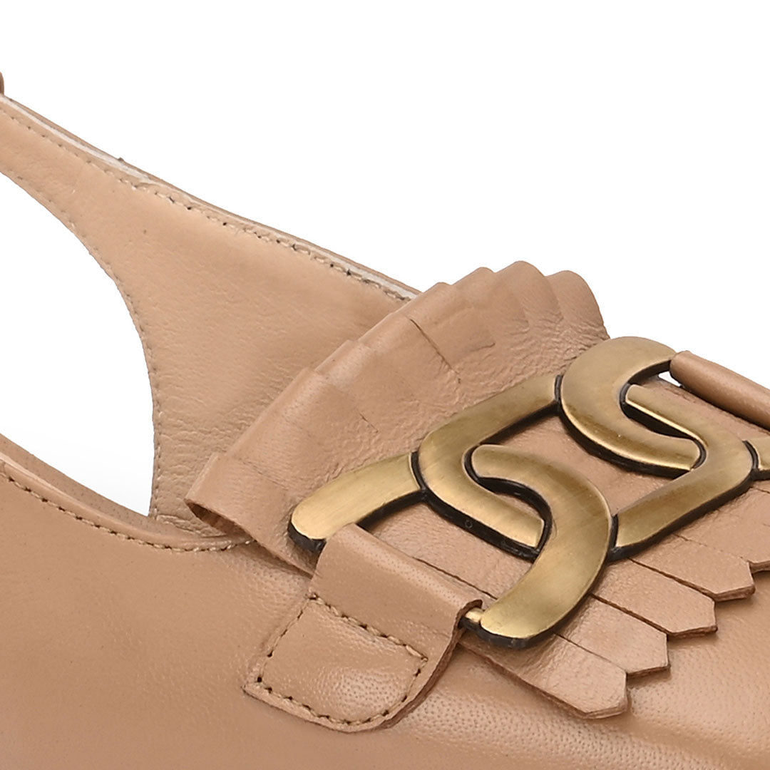 Astra Leather Block Heels