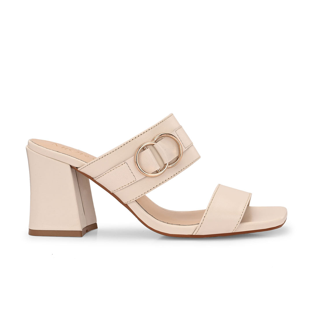 Velora Leather Block Heels