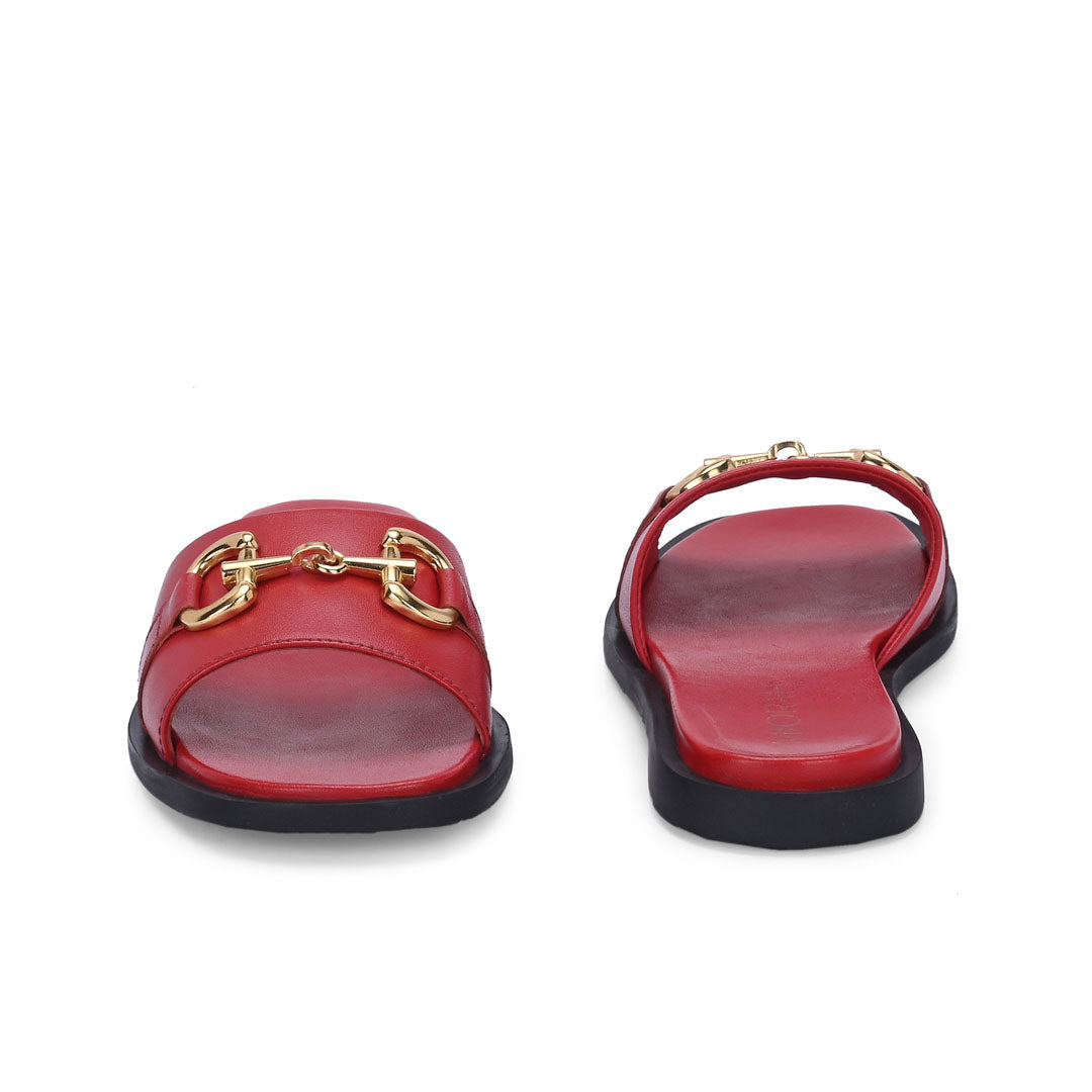 Flutter Leather Comfort Flats