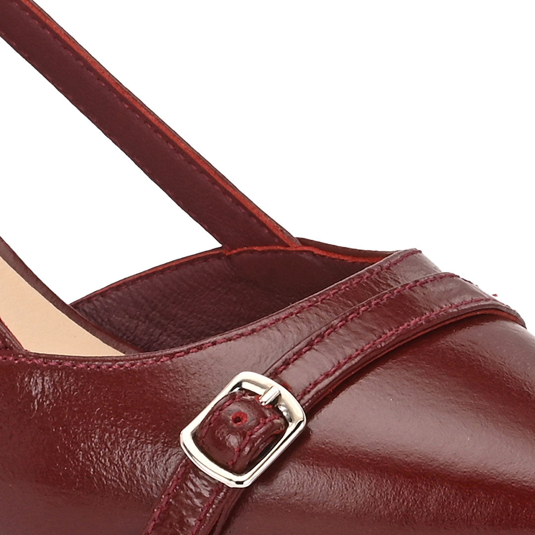Mindy Leather Patent Pumps