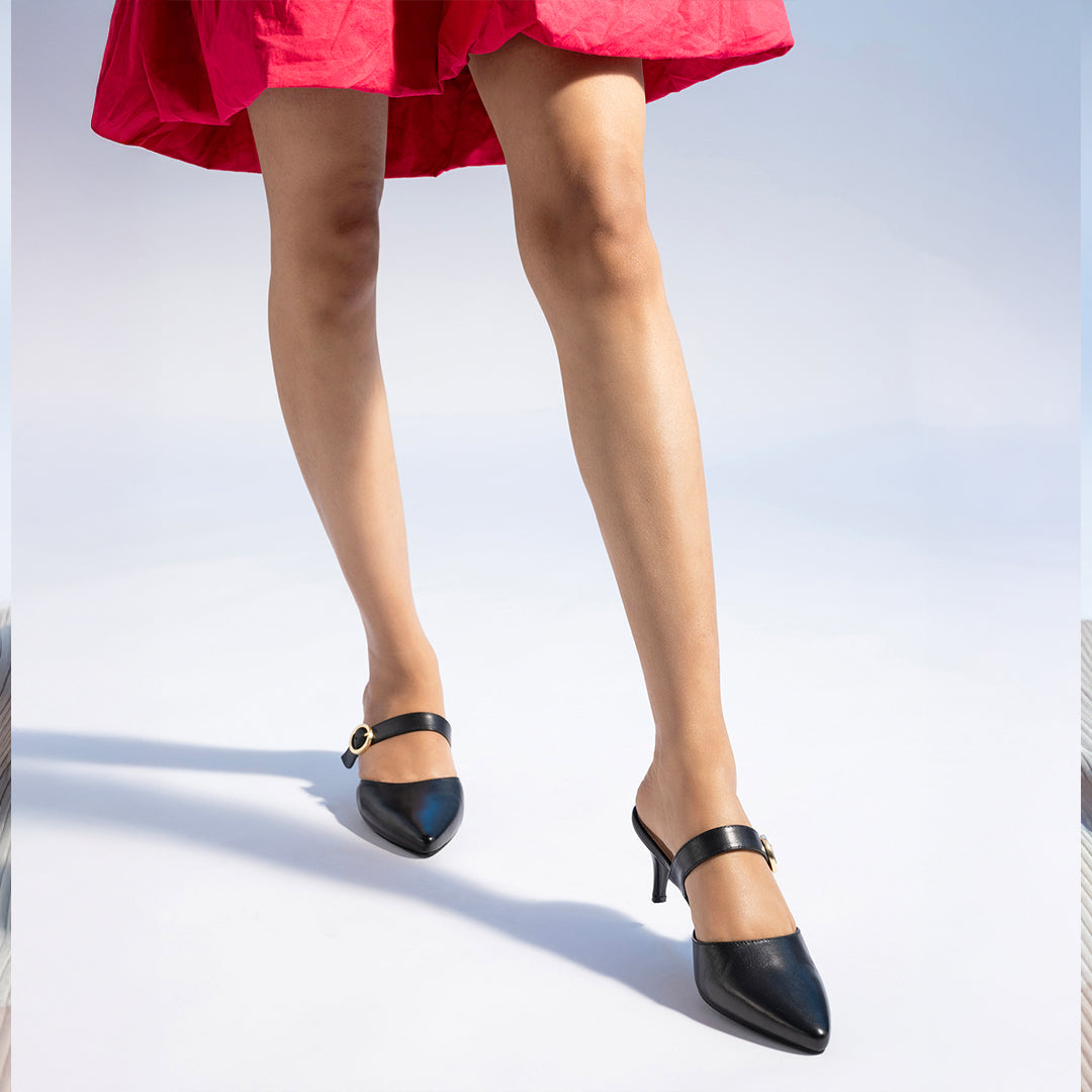 Enchant Leather Party Pumps