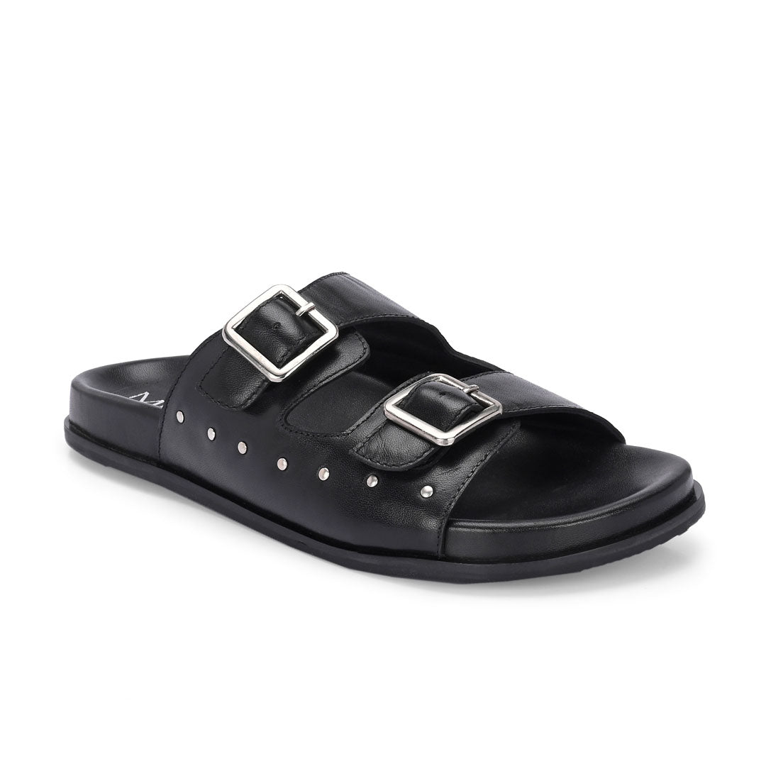 Solace Footbed Leather Comfort Sandals