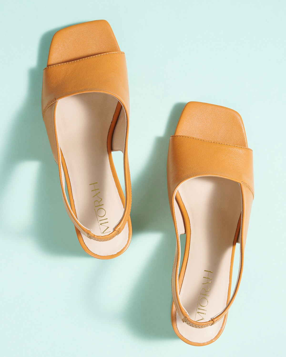 Kendi Leather Block Heels