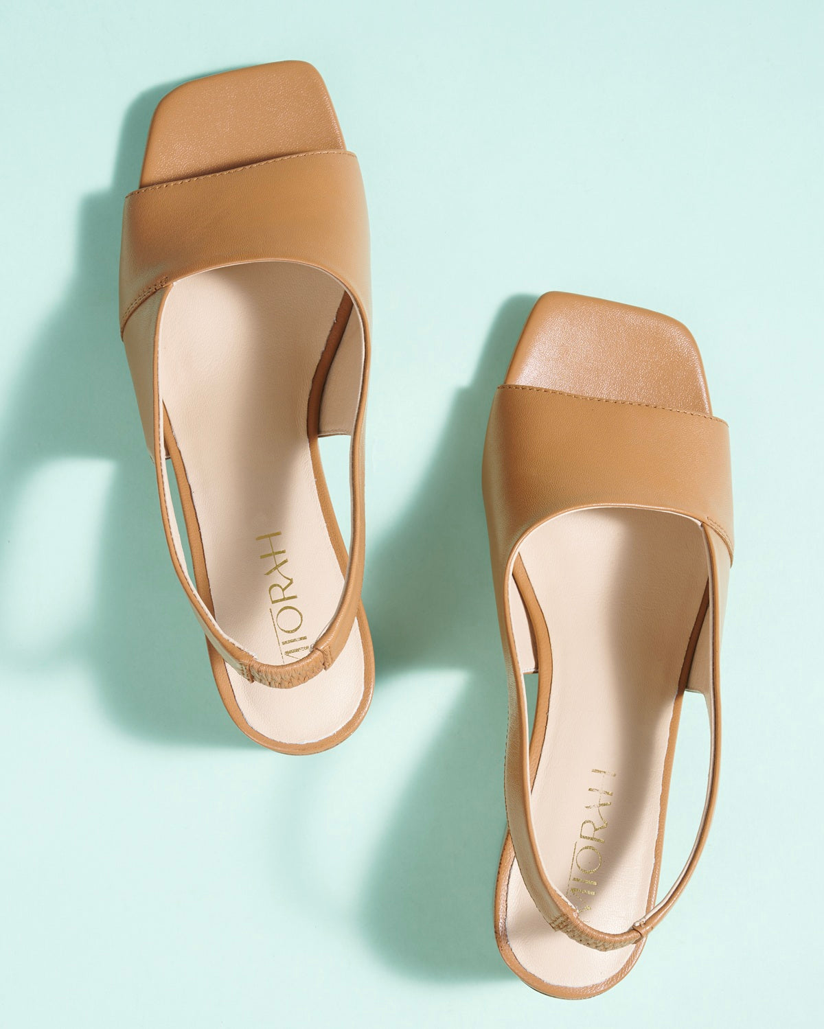 Kendi Leather Block Heels