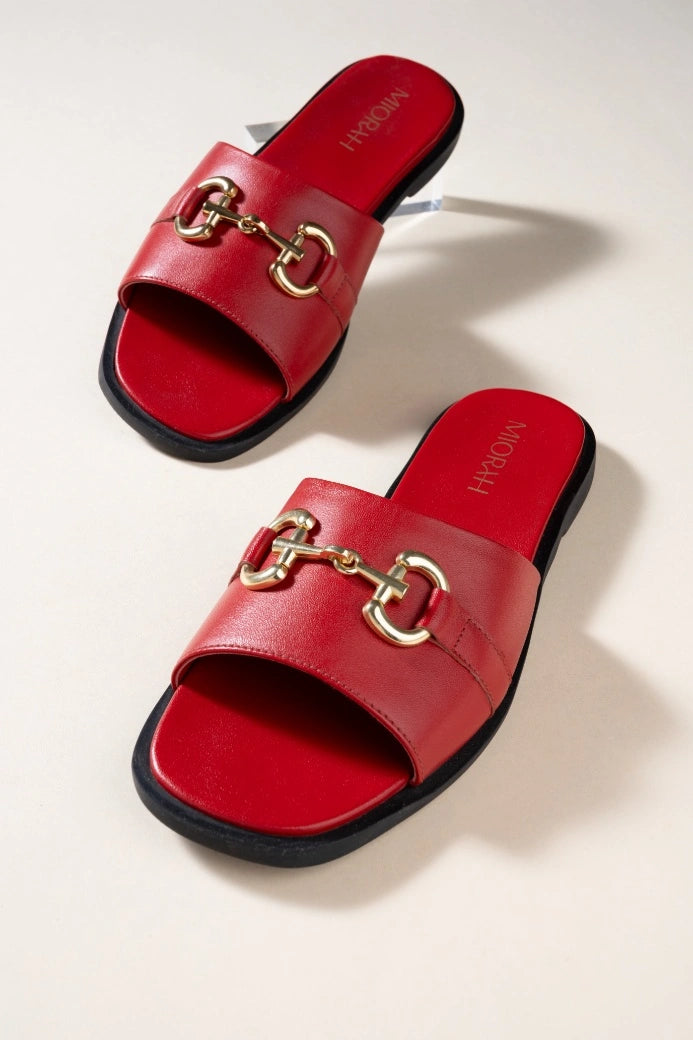 Flutter leather Comfort Flats