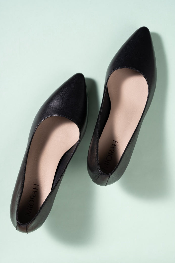 Posh Metllic Leather Pumps
