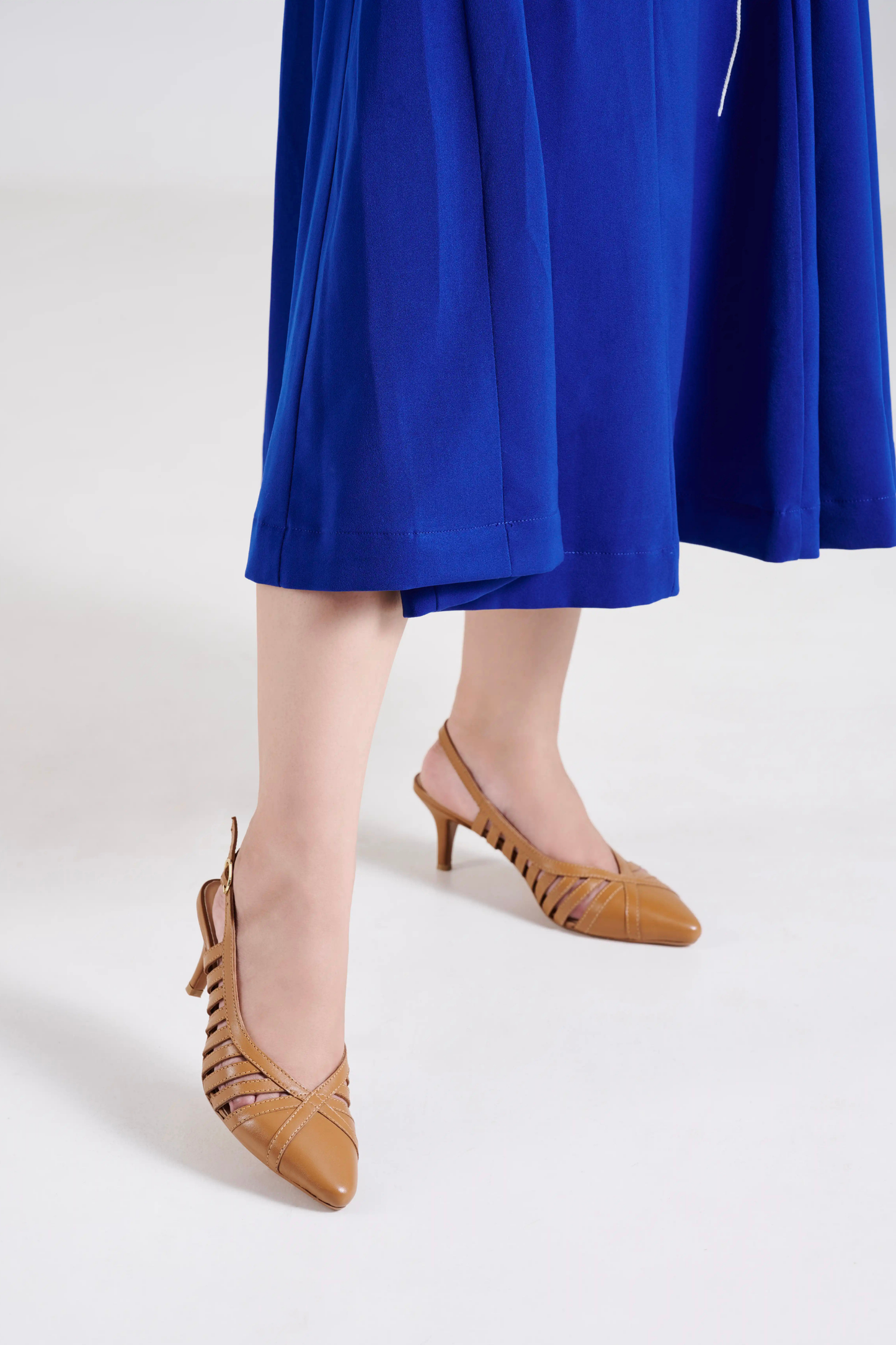 Lexa leather Strappy Heels