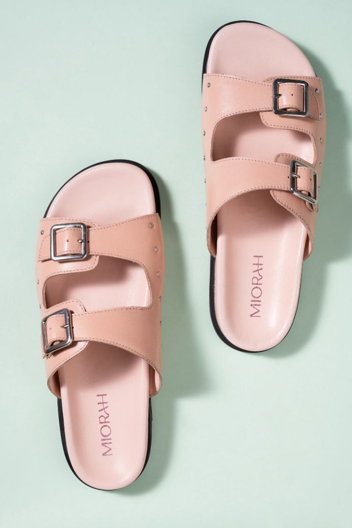 Solace Footbed Leather Comfort Sandals