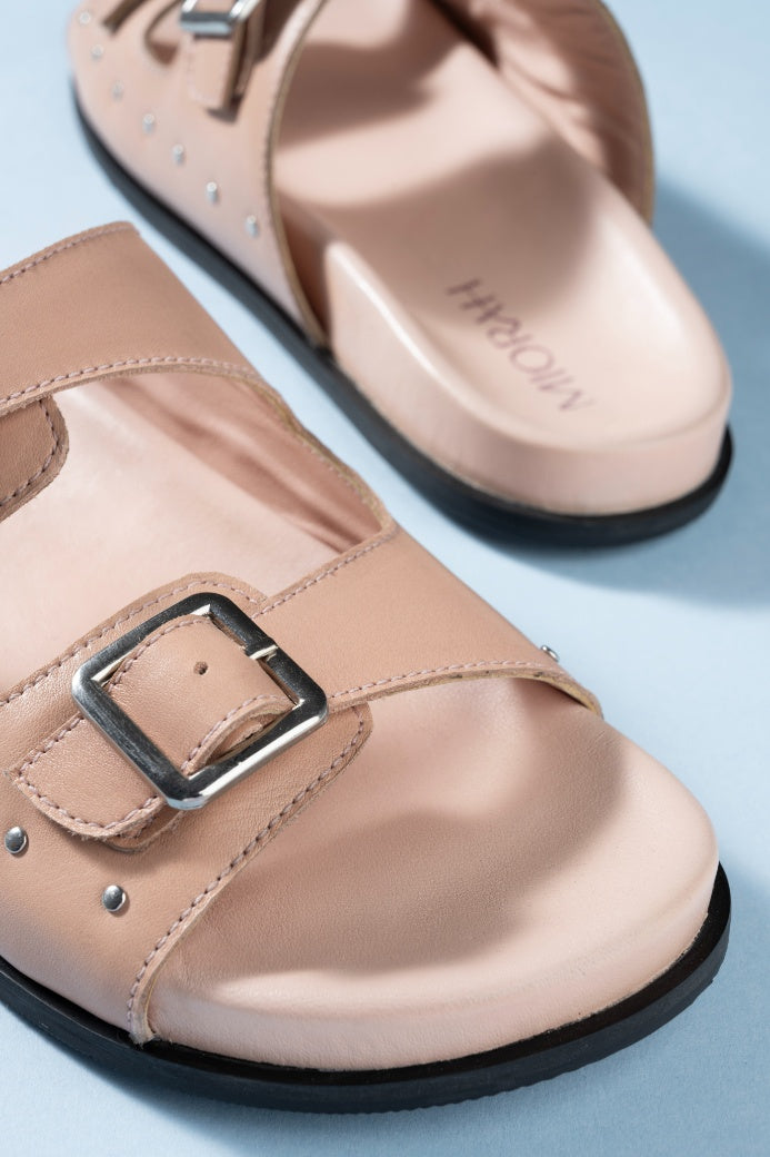 Solace Footbed Leather Comfort Sandals