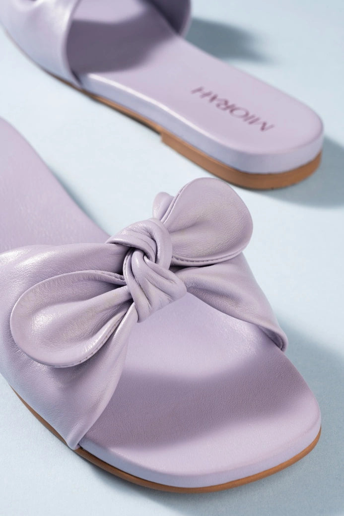 Mist Leather Comfort Flats