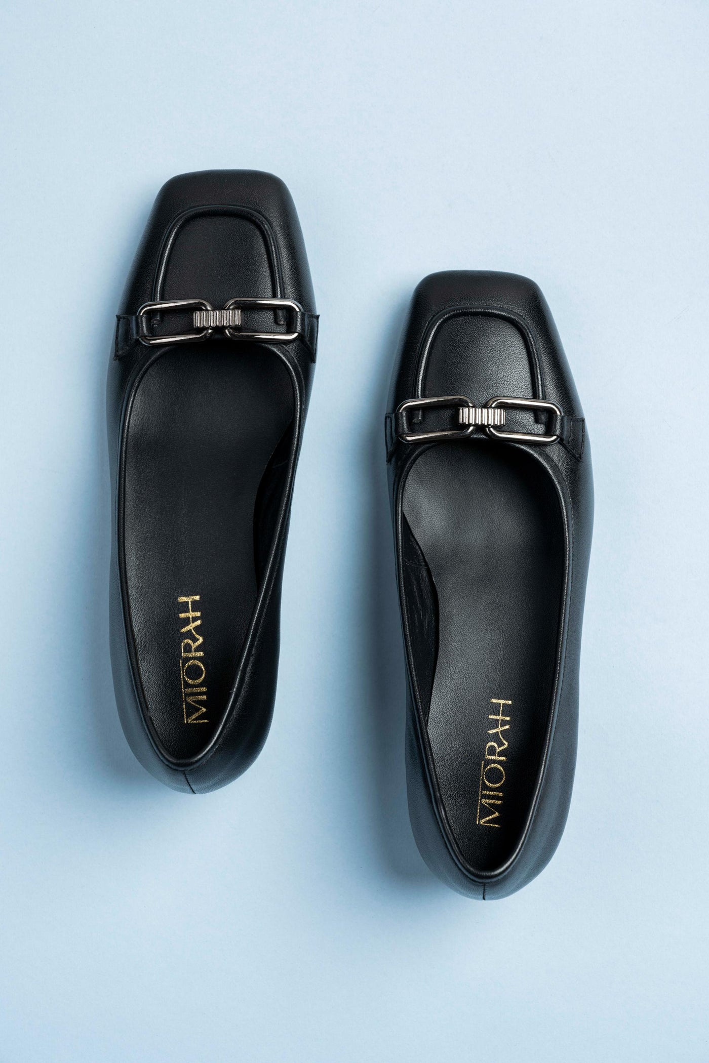 Mystic Leather Mid Block Heels