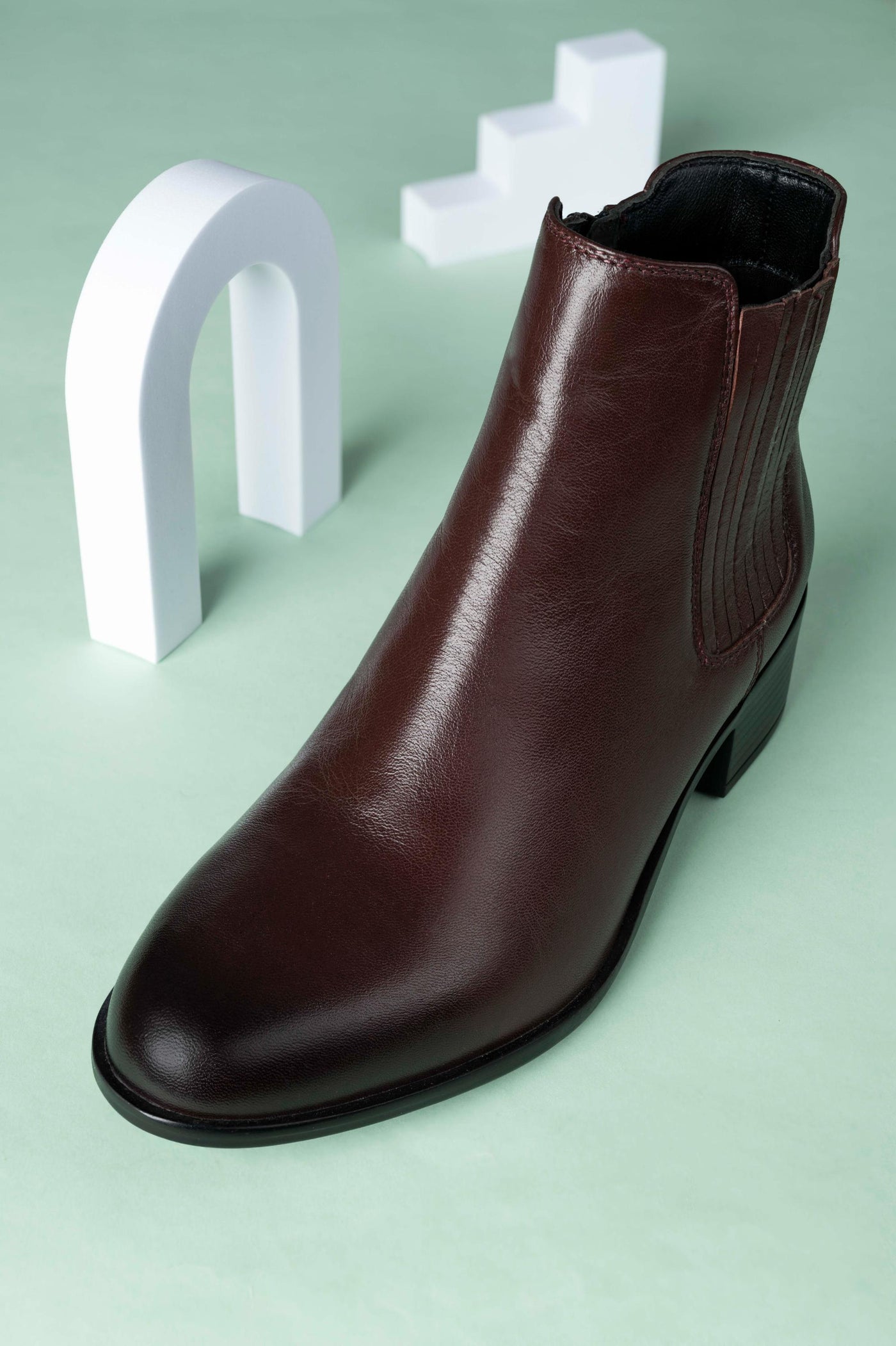 Viva Leather Ankle Boots