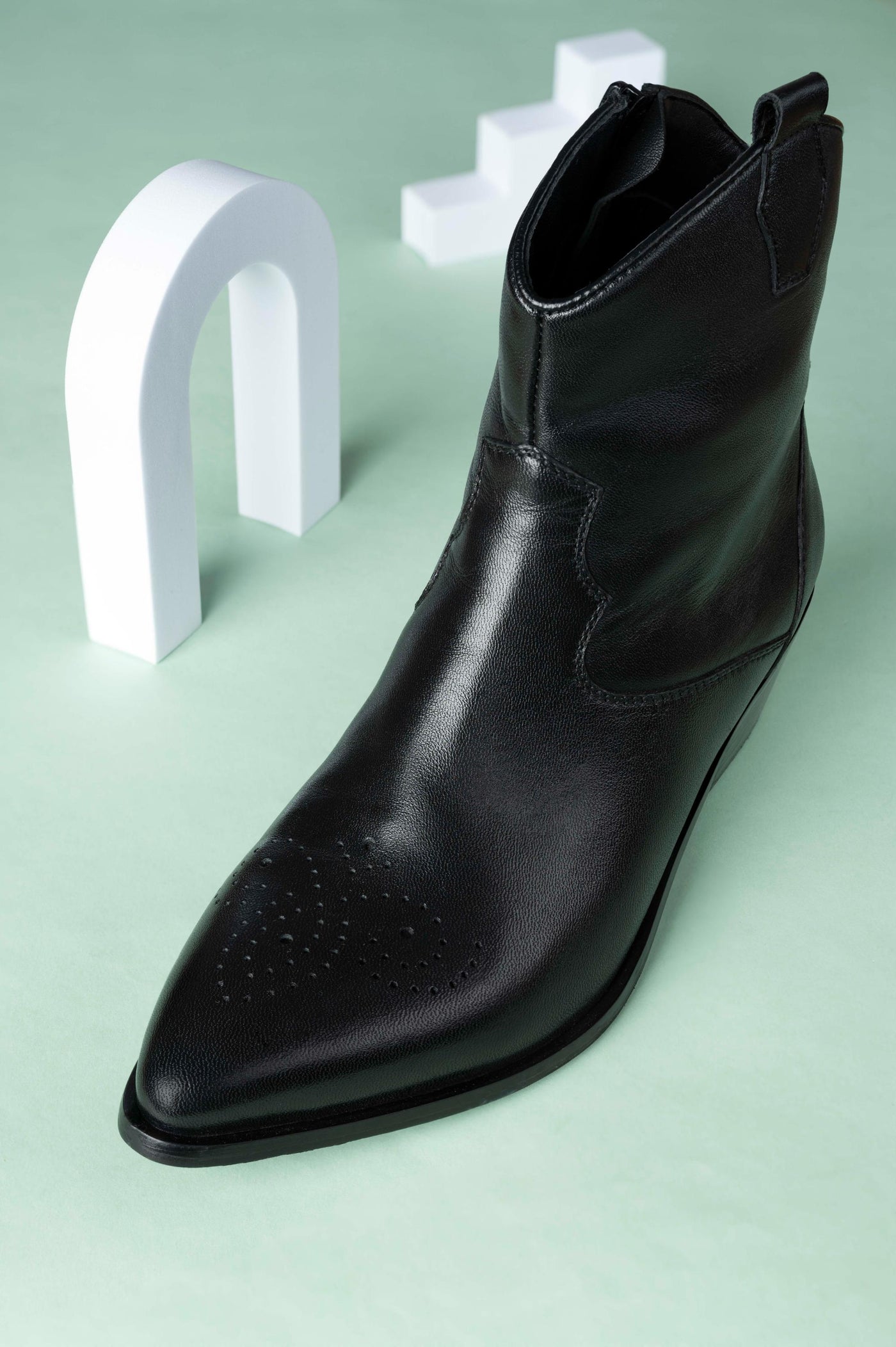 Ranger Leather Ankle Western Boots