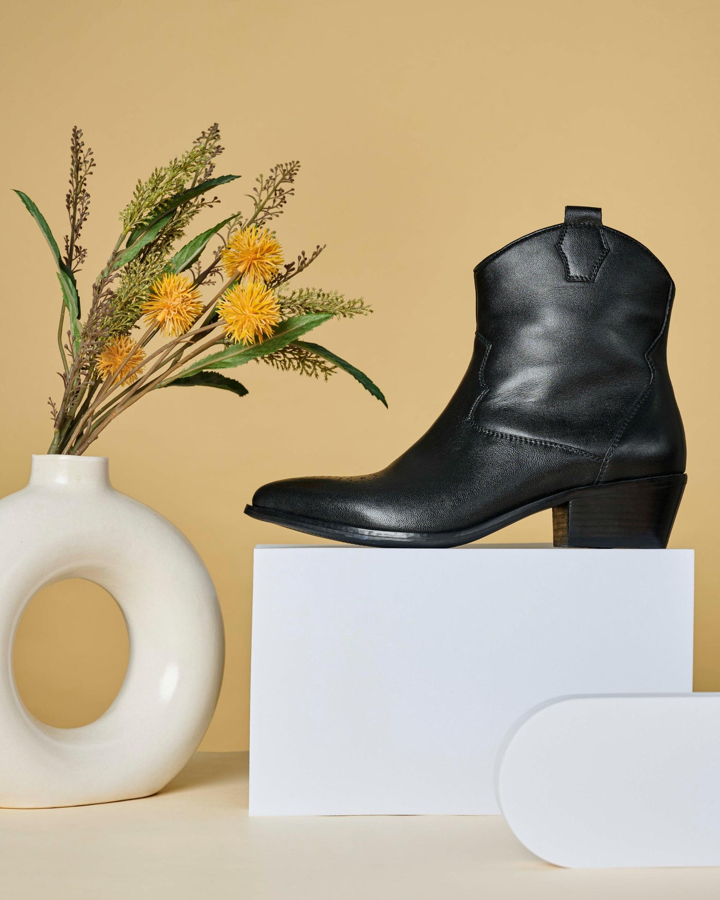 Ranger Leather Ankle Western Boots