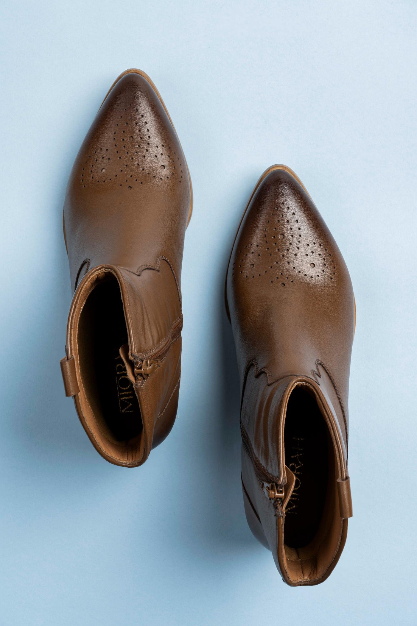 Ranger Leather Ankle Western Boots