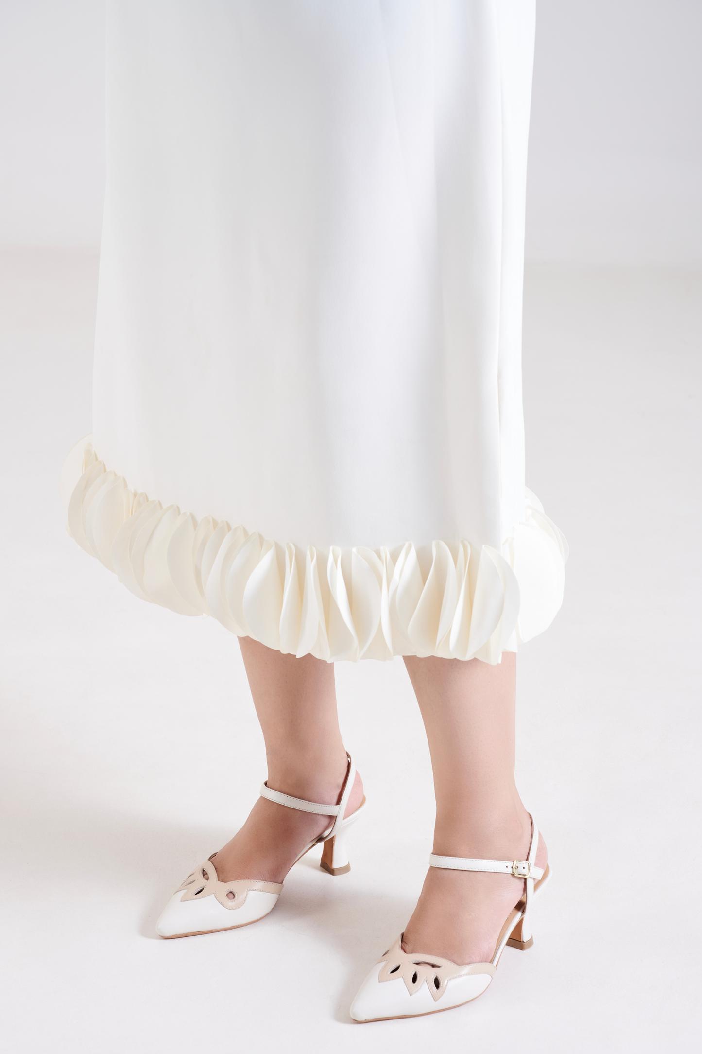 Elysia Snake Print Leather Ankle Strap Heels