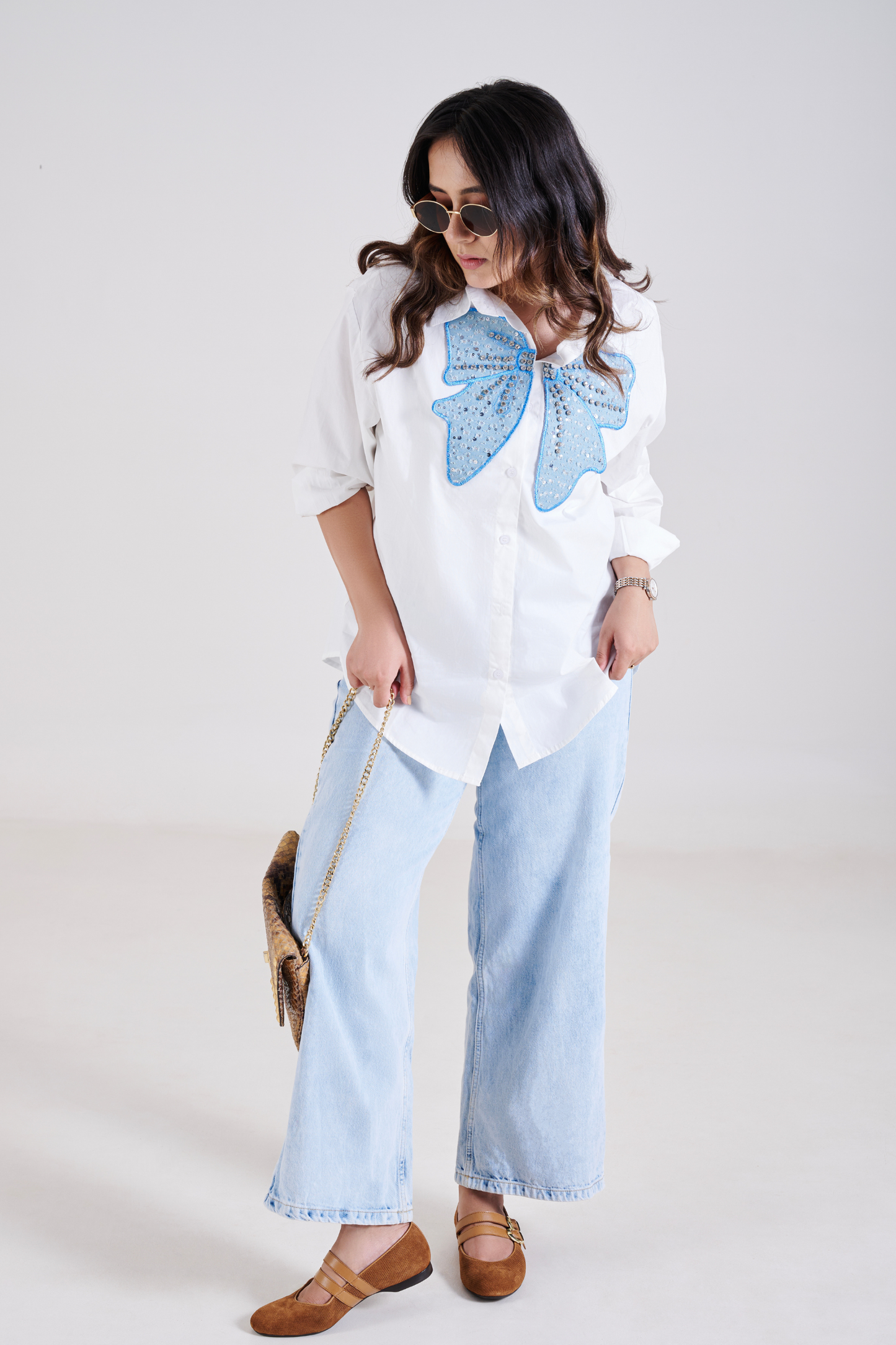 Callie Leather Strapy Ballerina