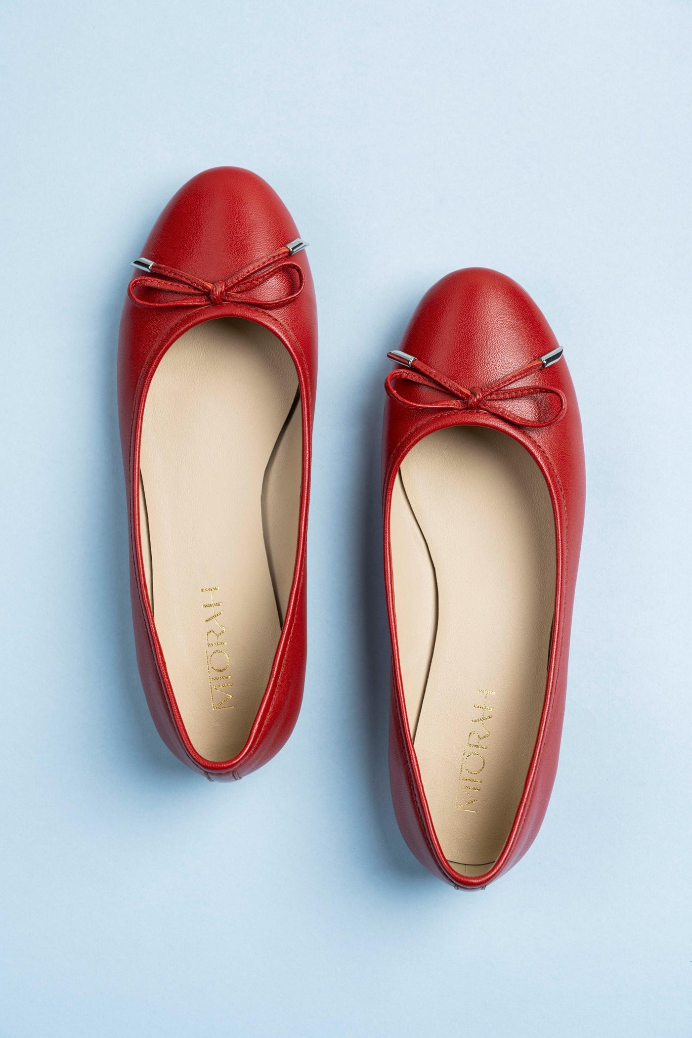 Classic Leather Bow ballerinas