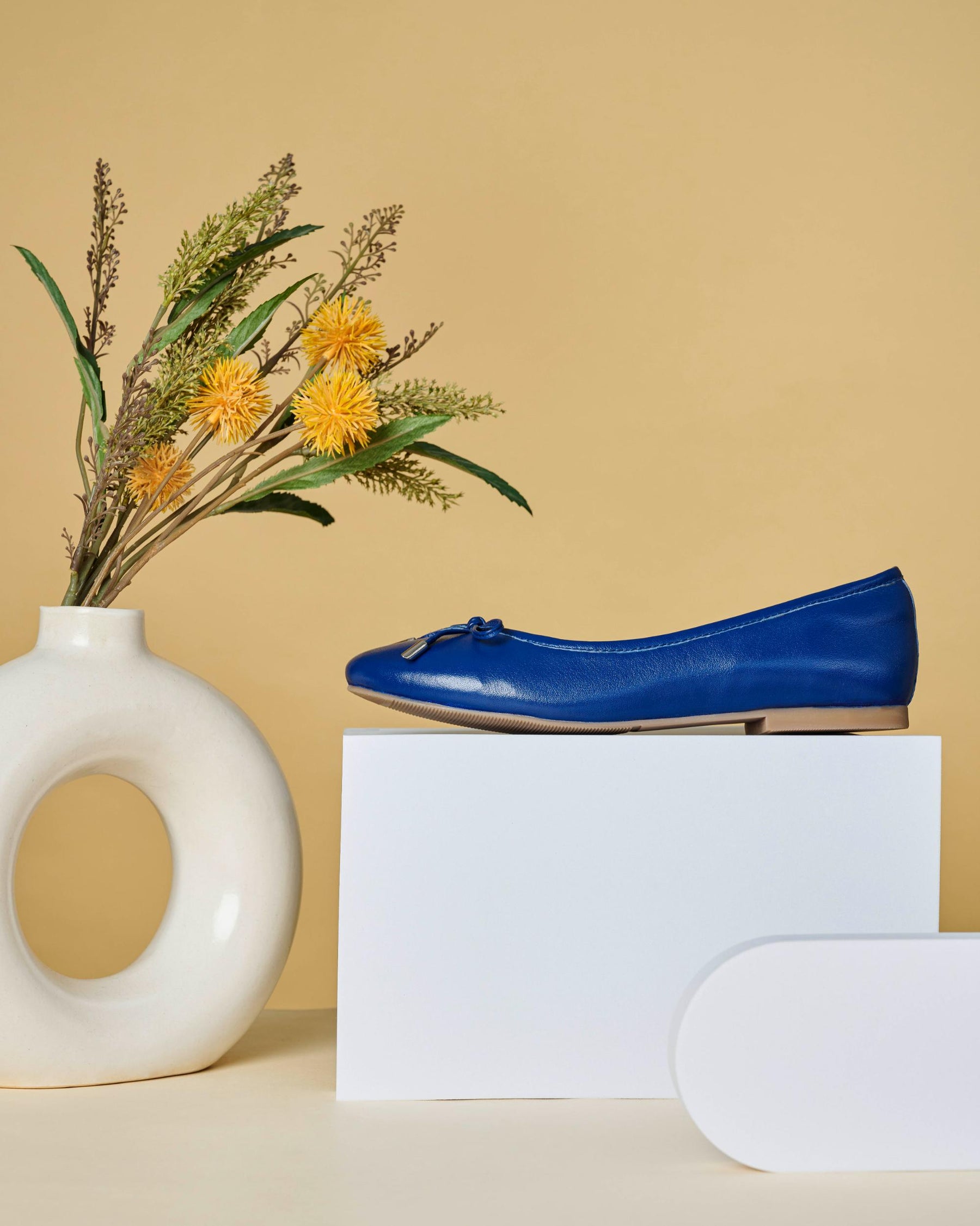 Classic Leather Bow ballerinas
