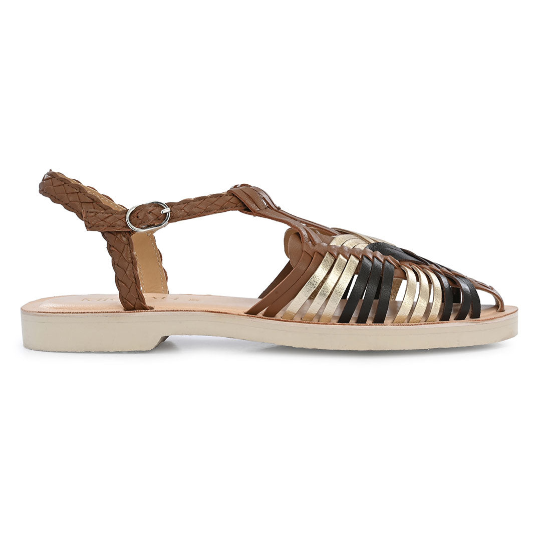 Italiana Huarache Woven Sandal