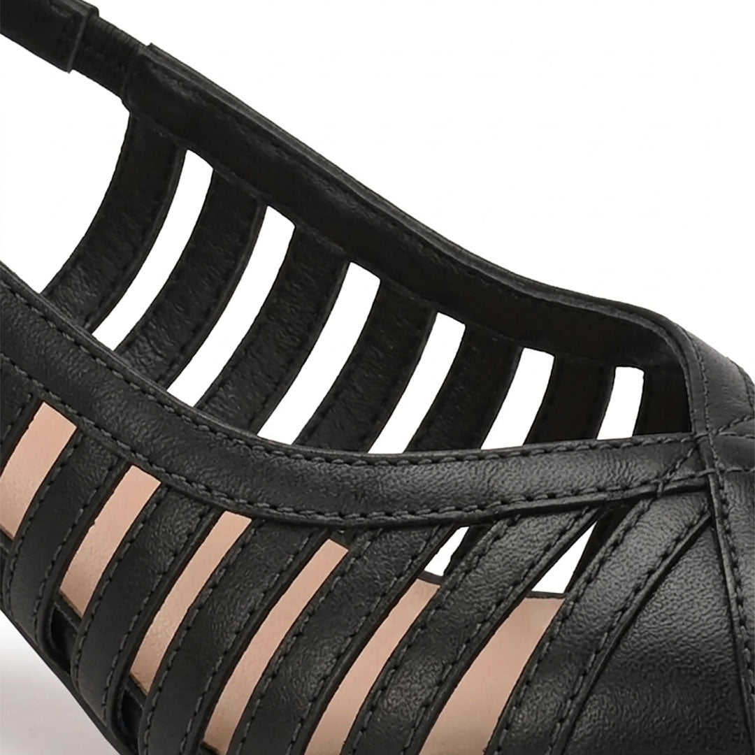 Lexa leather Strappy Heels