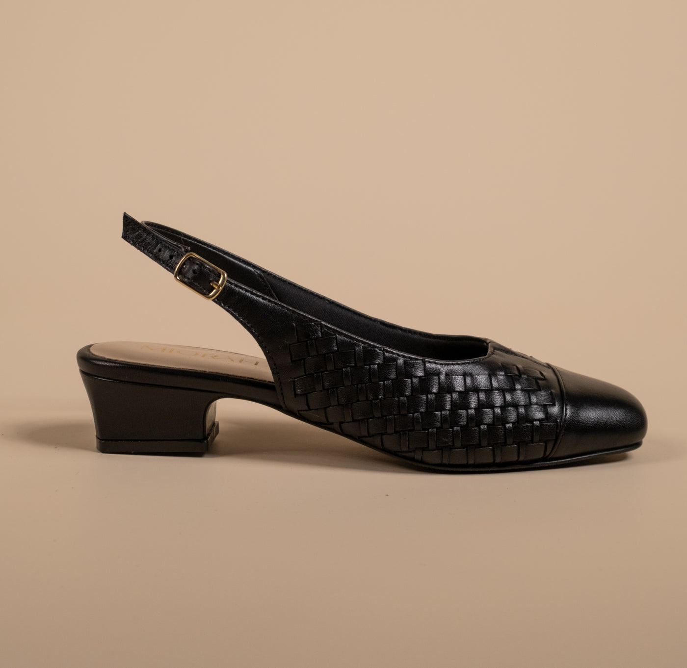 Darcy Leather Comfort Heels