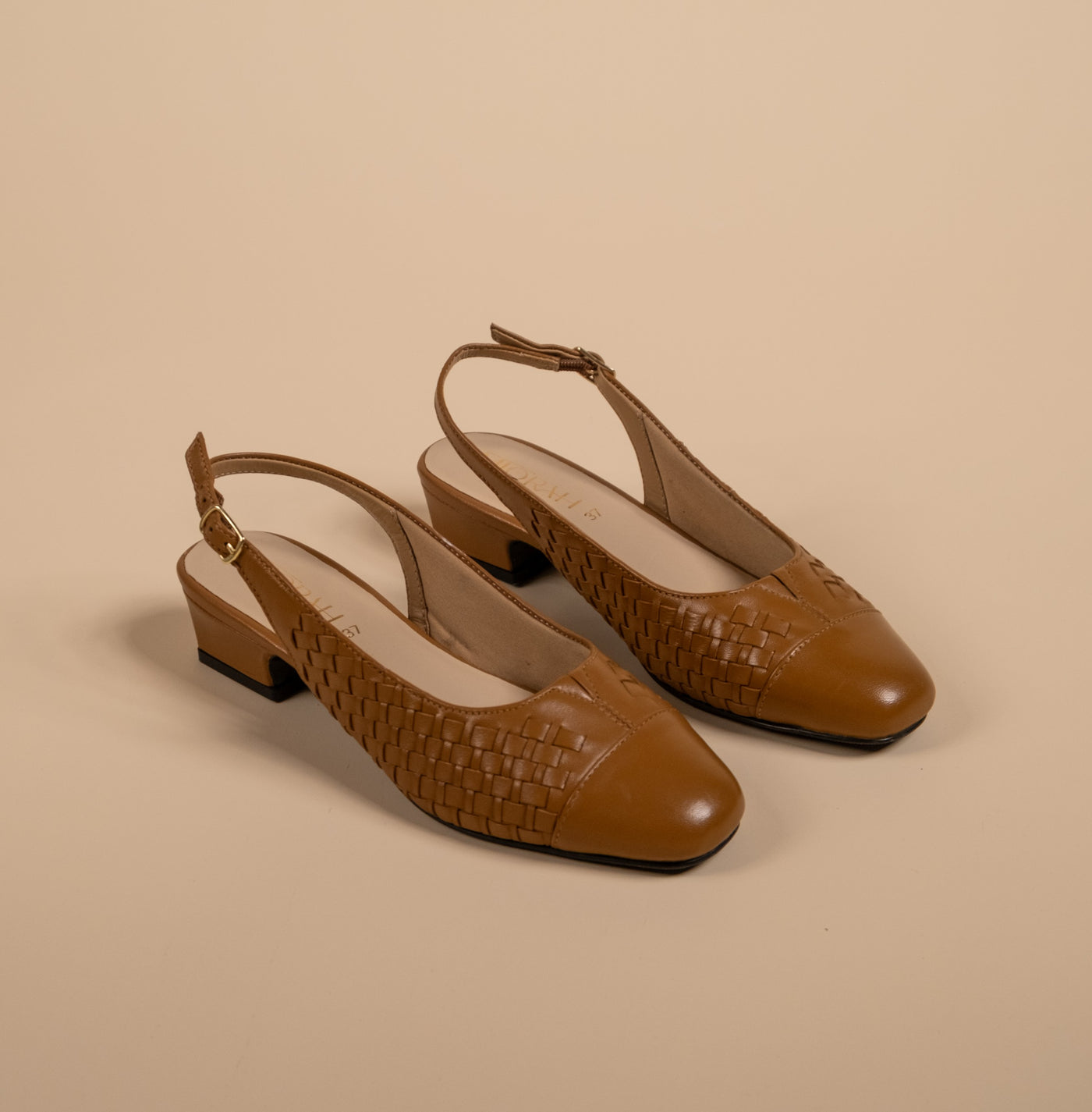 Darcy Leather Comfort Heels