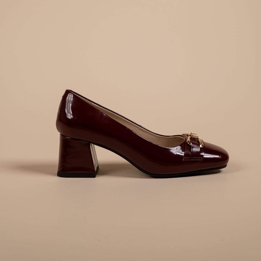 Zeal Leather Patent Block Heals