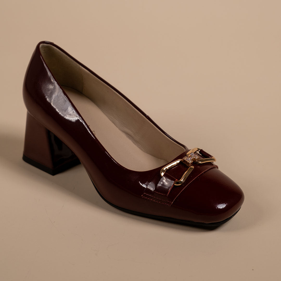 Zeal Leather Patent Block Heals