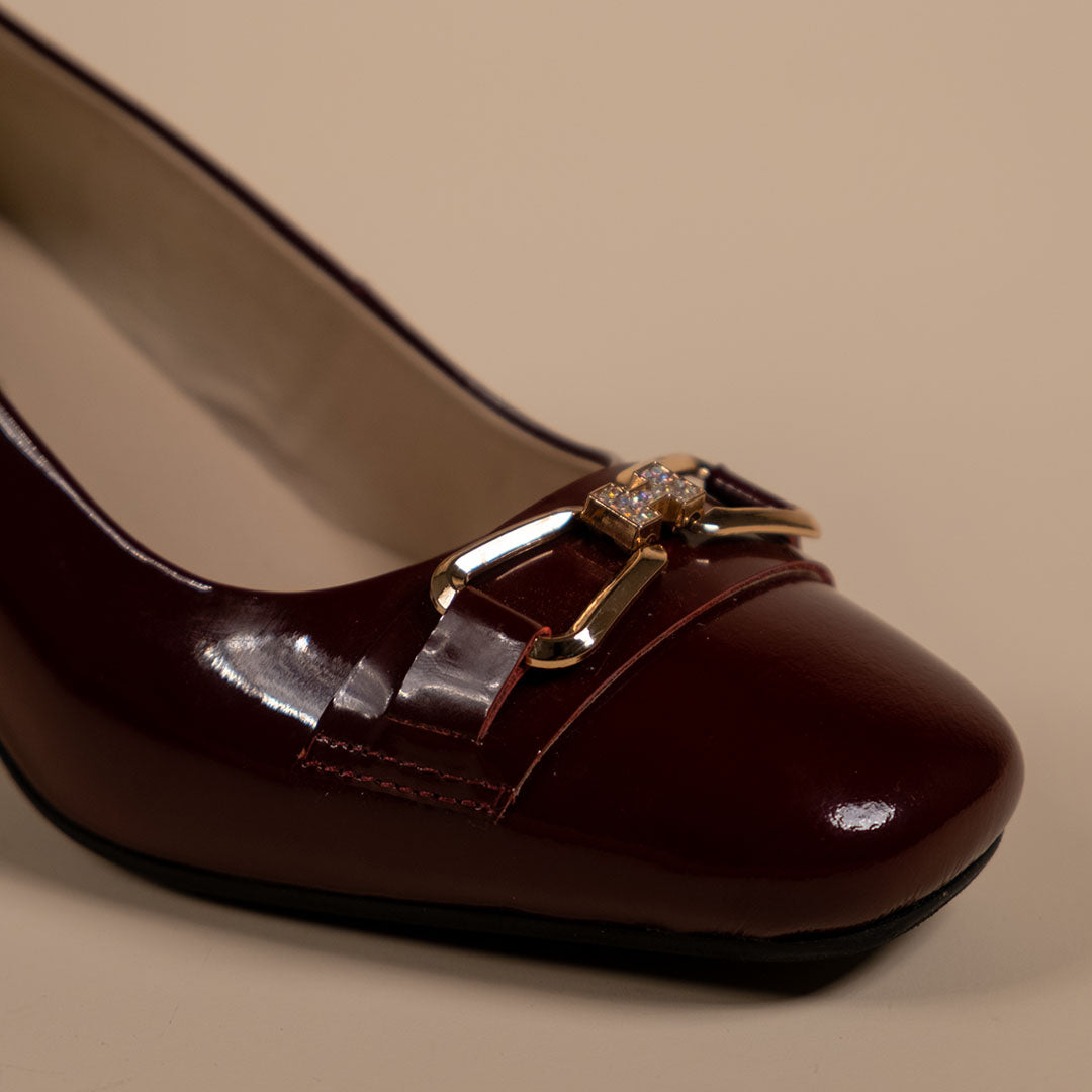 Zeal Leather Patent Block Heals