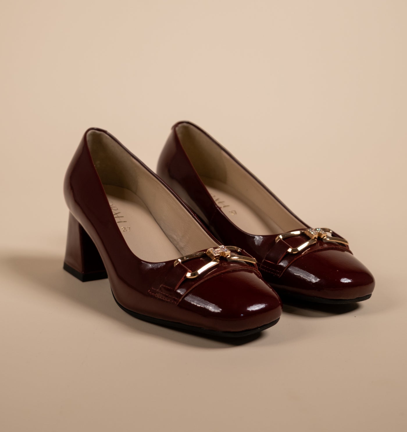 Zeal Leather Patent Block Heals