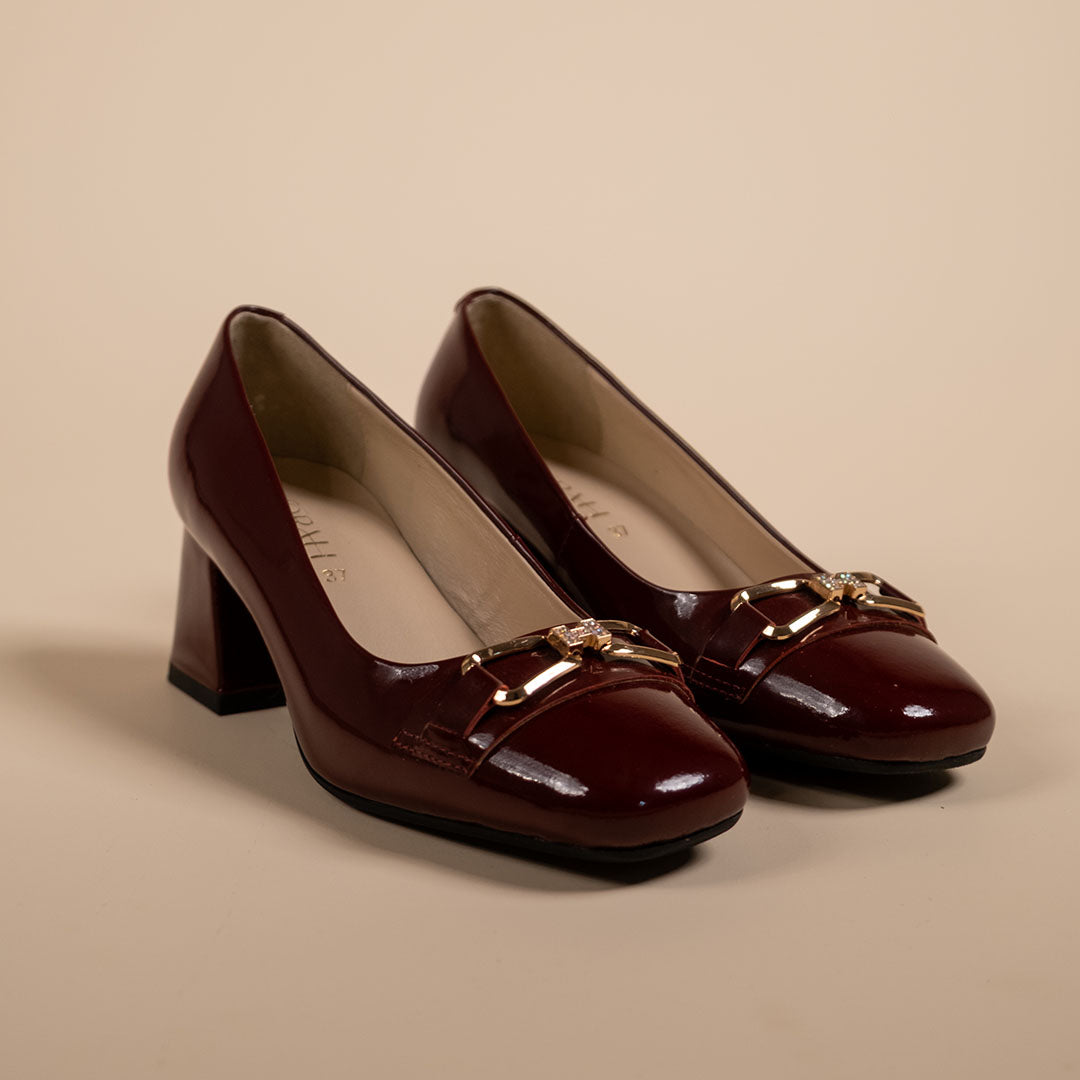 Zeal Leather Patent Block Heals