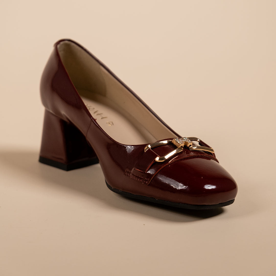 Zeal Leather Patent Block Heals