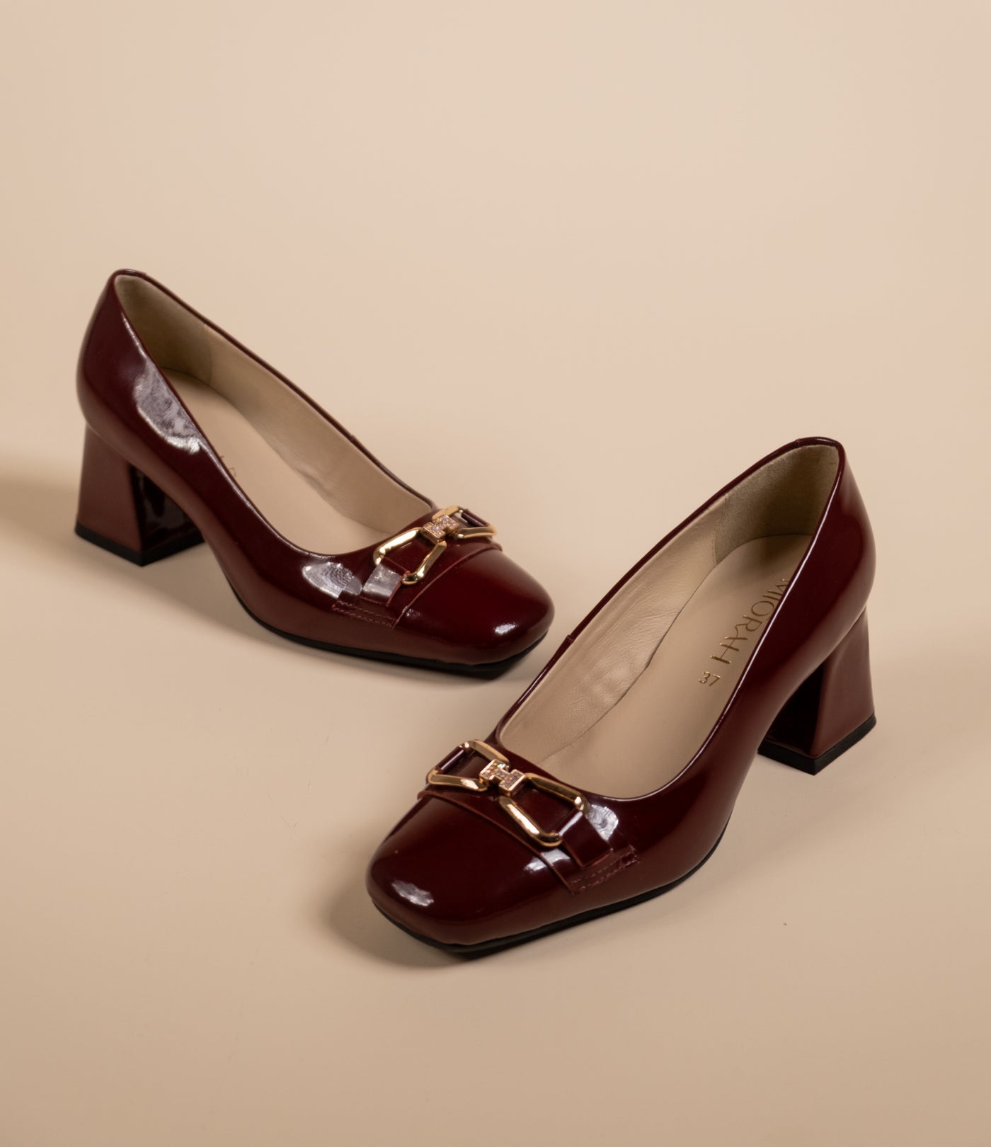 Zeal Leather Patent Block Heals