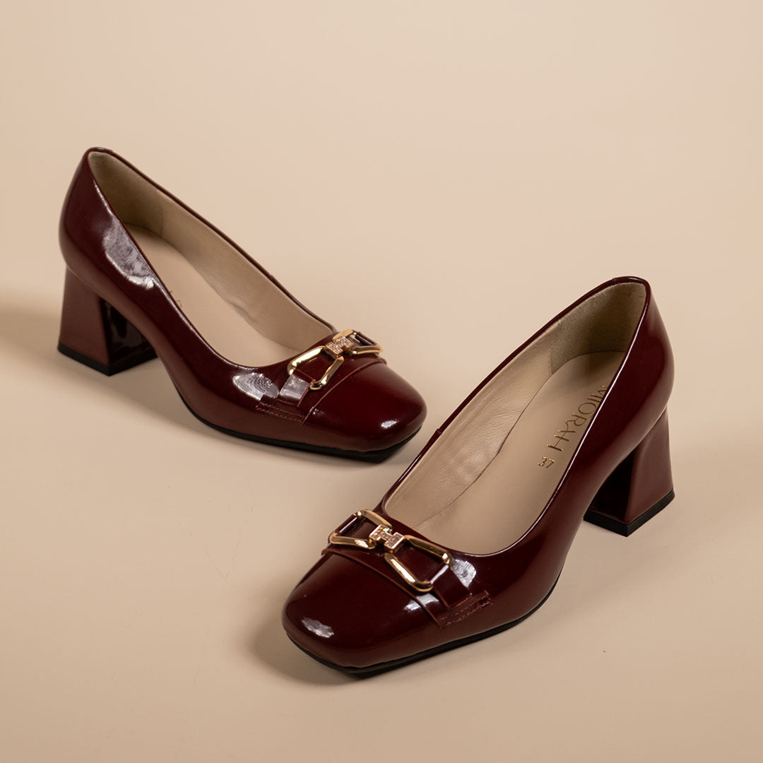 Zeal Leather Patent Block Heals