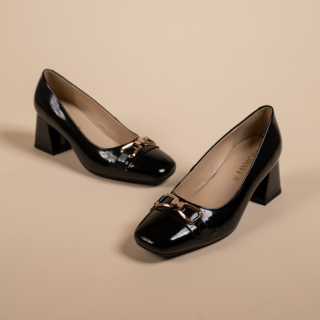 Zeal Leather Patent Block Heals