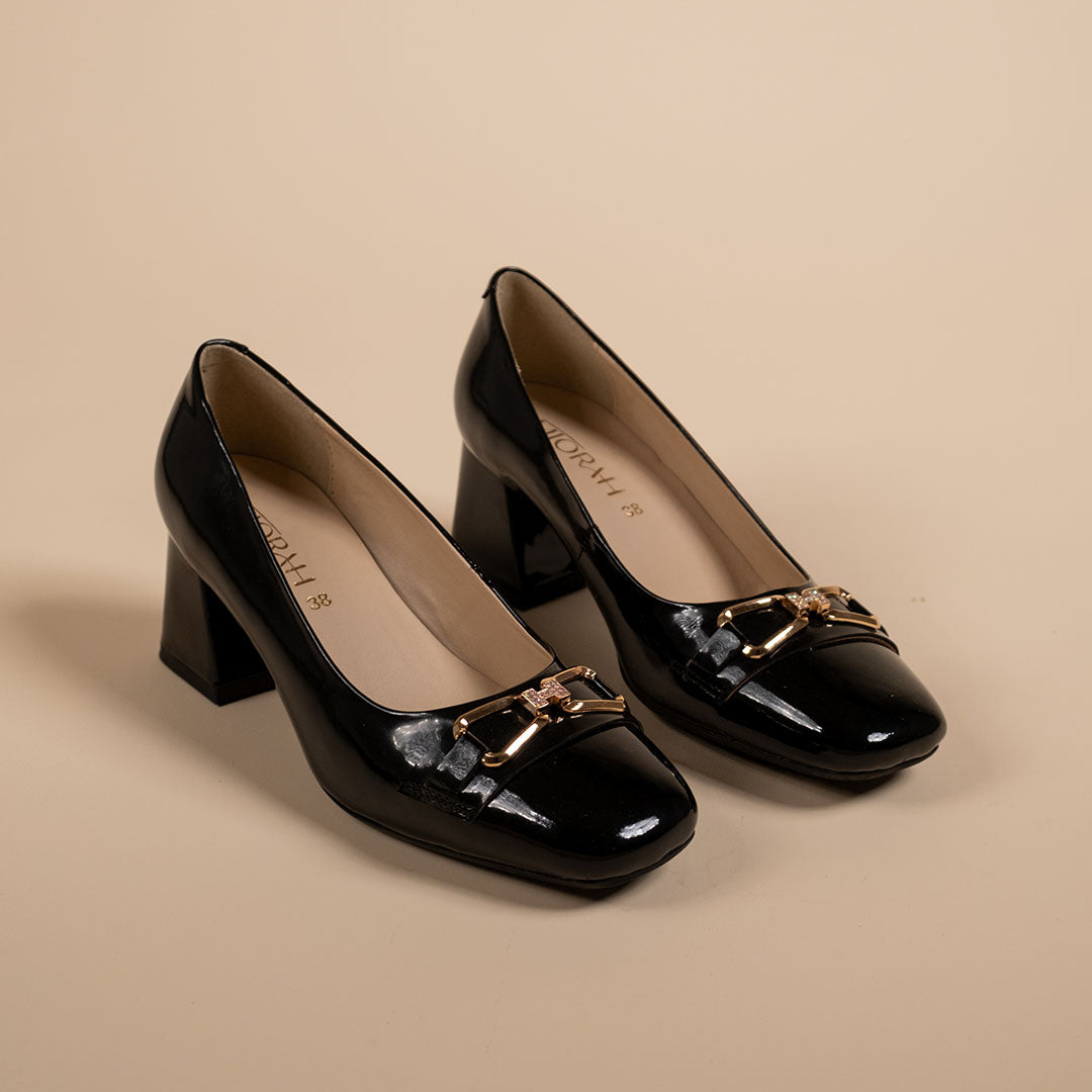 Zeal Leather Patent Block Heals