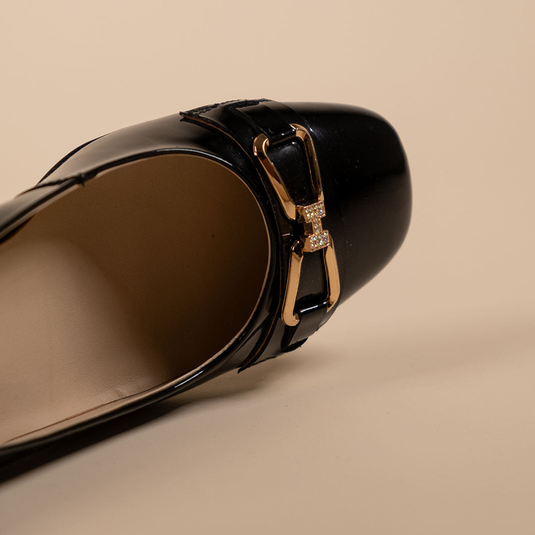 Zeal Leather Patent Block Heals